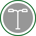 Street and Area Lighting Icon